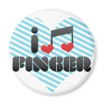 I Love Finger Magnet