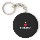 I Love Finland Keychain