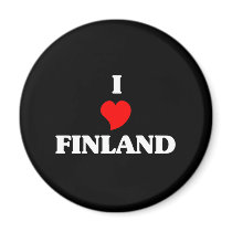 I Love Finland magnets