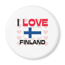 I Love Finland magnets