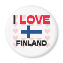 I Love Finland magnets