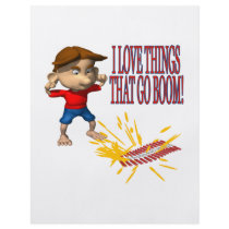 I Love Firecrackers Full Color Flyer