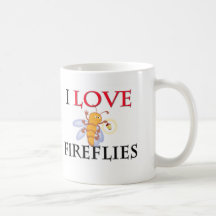 I Love Fireflies Coffee Mug