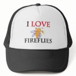 I Love Fireflies Hat