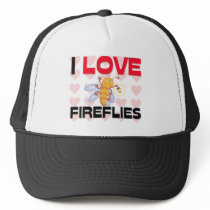 I Love Fireflies hats by AnimalShirts I Love Fireflies hats