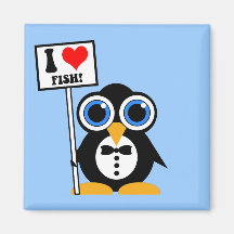 I love fish magnet