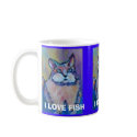 I LOVE FISH - Mug by seapearls I LOVE FISH - Mug