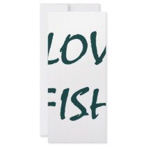 I Love Fish rack cards by Supernova23 I Love Fish rack cards
