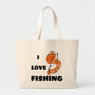 I Love Fishing bag