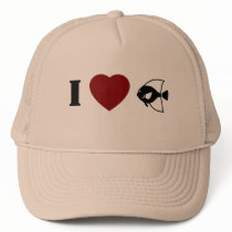 I Love Fishing/Fish hat by rubymonkey I Love Fishing/Fish hat