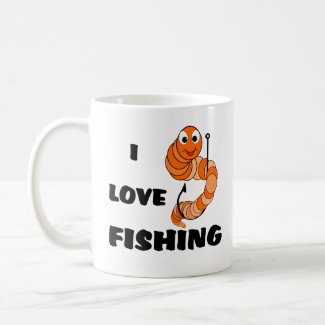 I Love Fishing mug