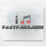 I Love Fjatpangarri Mouse Pads