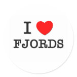 I Love Fjords stickers
