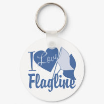 I Love Flagline keychains by tshirtmeshirt I Love Flagline keychains