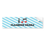 I Love Flamenco Rumba Bumper Stickers