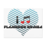 I Love Flamenco Rumba Post Cards