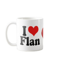 I Love Flan Mug