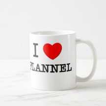 I Love Flannel Coffee Mug