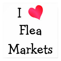 I Love Flea Markets posters by definingyou I Love Flea Markets posters