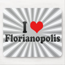 I Love Florianopolis, Brazil Mouse Pad