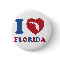 I Love Florida Buttons