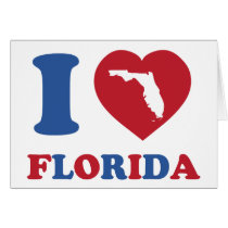 I Love Florida Cards