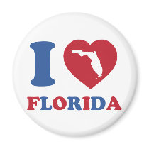 I Love Florida Refrigerator Magnets