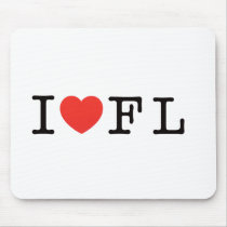 I LOVE FLORIDA MOUSEPADS
