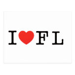I LOVE FLORIDA POSTCARD
