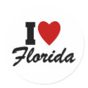 I Love Florida stickers by GeographyTees I Love Florida stickers