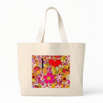 I Love Flowers bags