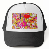 I Love Flowers hats