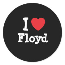 I love Floyd heart custom personalized stickers by funnycustomtshirts I love Floyd heart custom personalized stickers