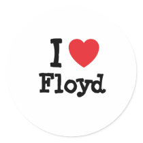 I love Floyd heart custom personalized stickers by funnycustomtshirts I love Floyd heart custom personalized stickers
