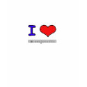 I Love Flute t-shirts