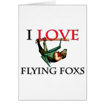 I Love Flying Foxs cards