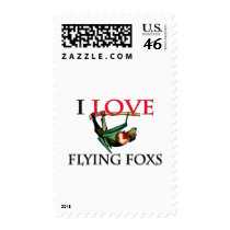 I Love Flying Foxs postage