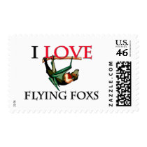 I Love Flying Foxs postage