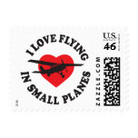 I Love Flying In Small Planes Stamp