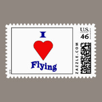 I love flying stamps