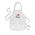 I Love Flynn aprons