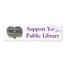 I love FOEL, Support Your Public Library bumper stickers by Vuturistic I love FOEL, Support Your Public Library bumper stickers