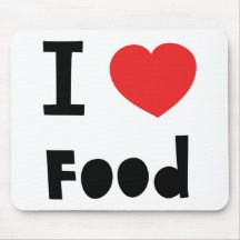 I love food mousemats