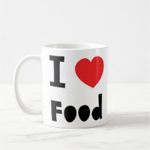 I love food mug