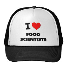 I Love Food Scientists Trucker Hat