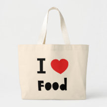 I love food tote bags