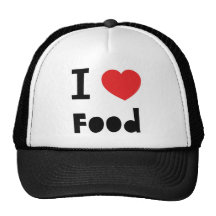 I love food trucker hat