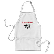 i love food trucks apron
