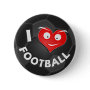 I Love Football Badge