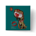 I Love Football buttons